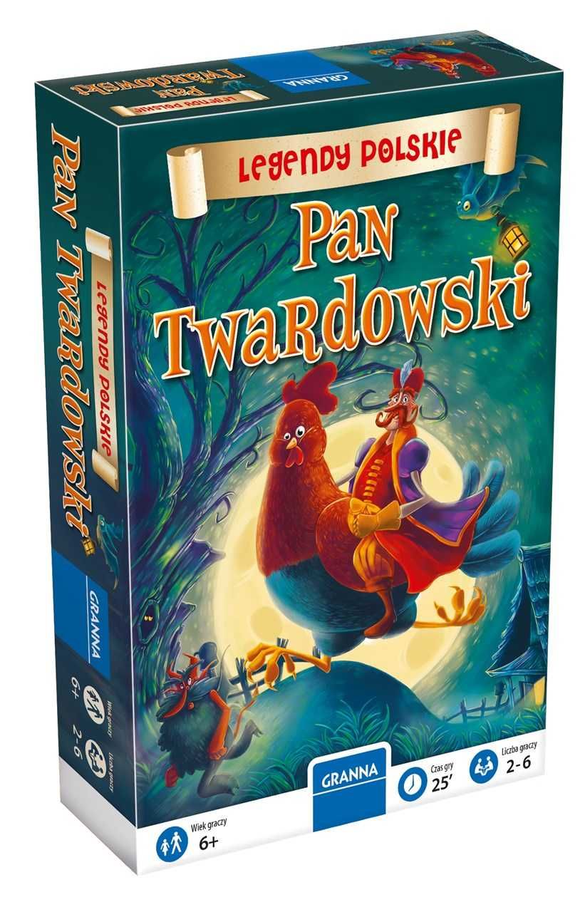 ciekawa gra planszowa Legendy polskie PAN TWARDOWSKI Granna
