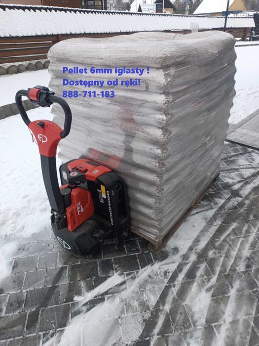 Pellet drzewny wysokokaloryczny 6mm iglasty Transport winda-wózek !