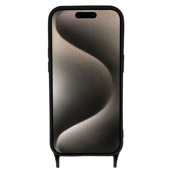 Strap Silicone Case Do Iphone 12 Wzór 2 Czarny