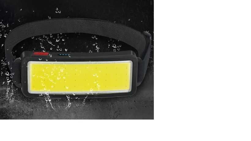 Налобний LED COB ліхтар USB зарядка