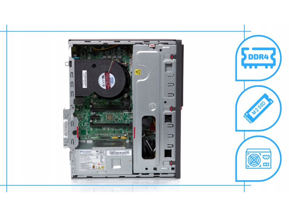 komputer stacjonarny lenovo thinkcentre sff i5 8gen 16gb 512ssd win11