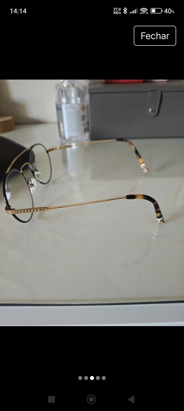 Óculos armação etnia Barcelona modelo vintage