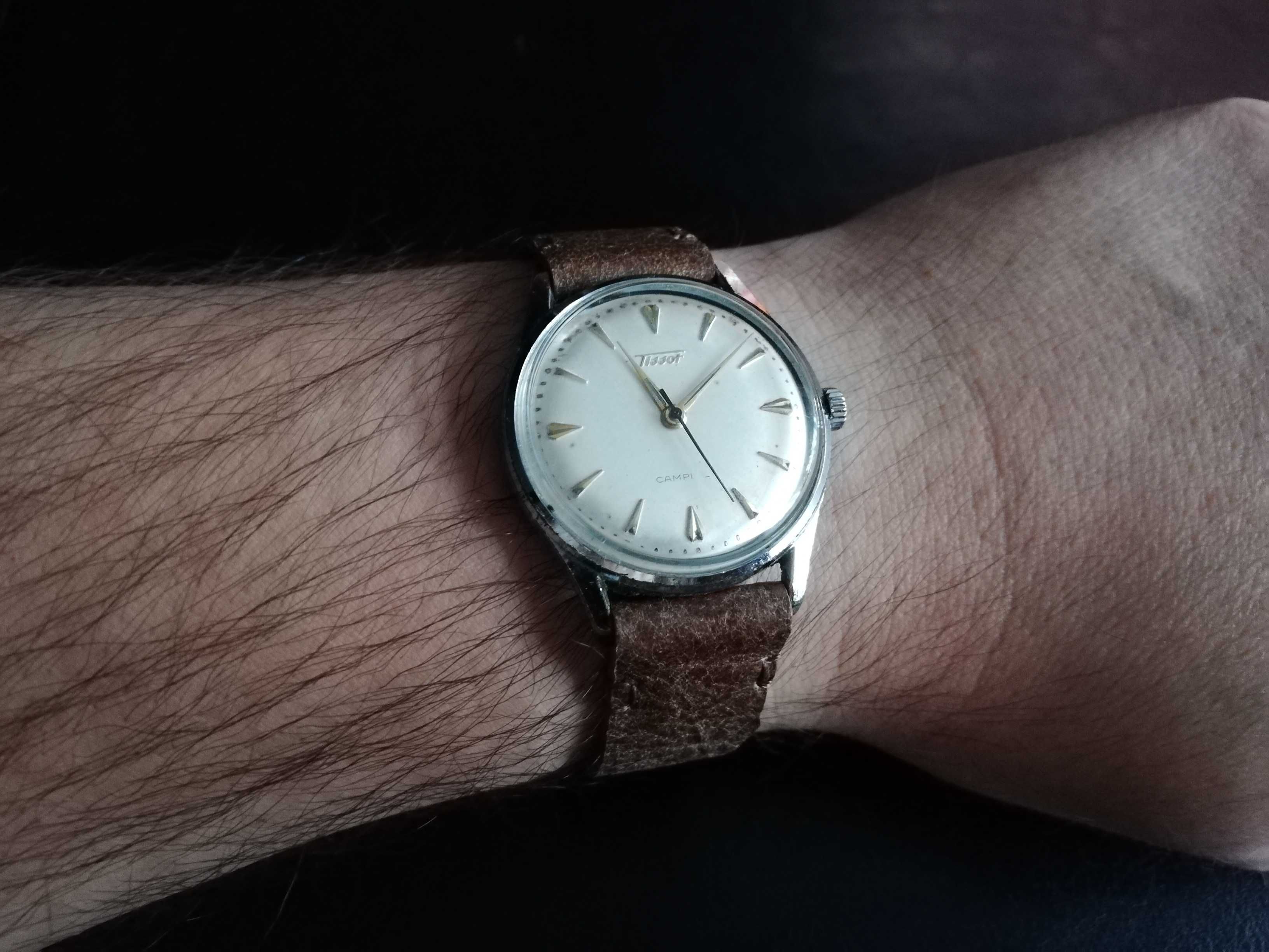 Sprzedam męski zegarek szwajcarskiej firmy Tissot Camping z 1959r