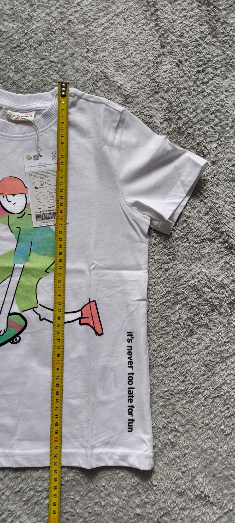 Nowa bluzka t-shirt coccodrillo r. 128