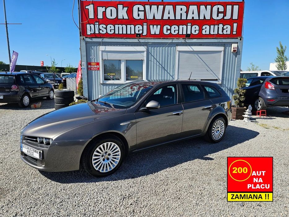 Alfa Romeo 159 1 ROK GWARANCJI W CENIE AUTA, Zamiana, 1.9 Tdi ! Alu,