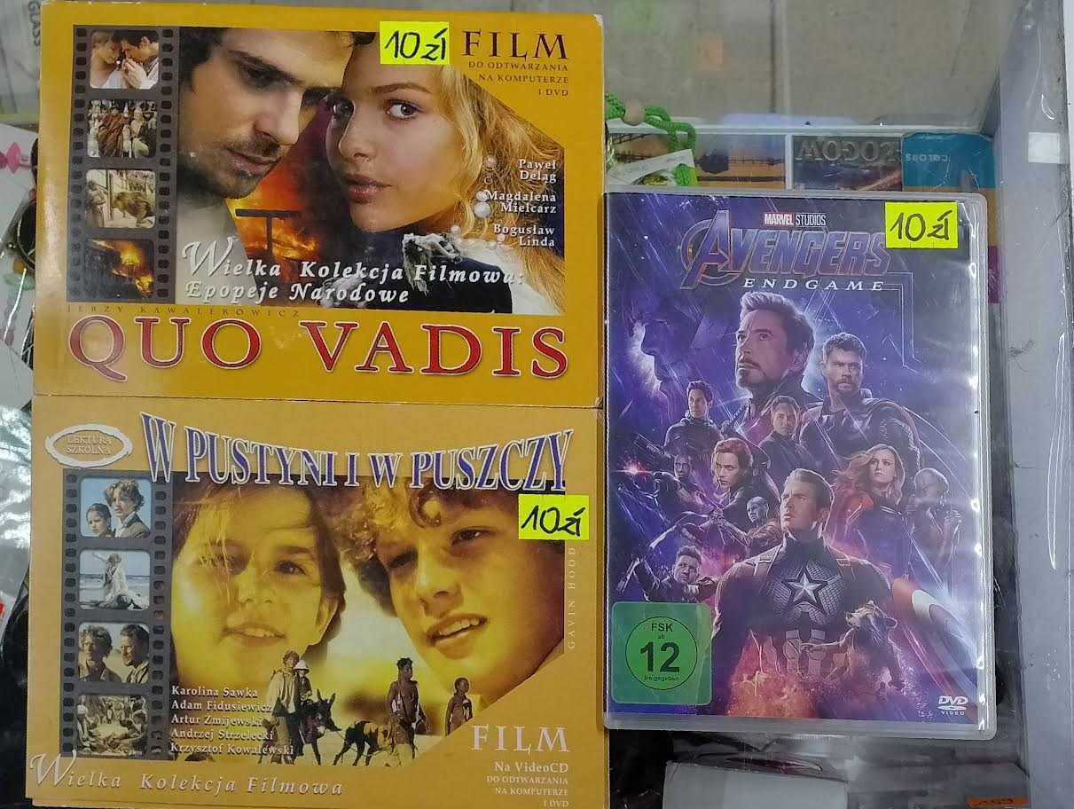 Filmy na płytach CD - DVD różne tytuły