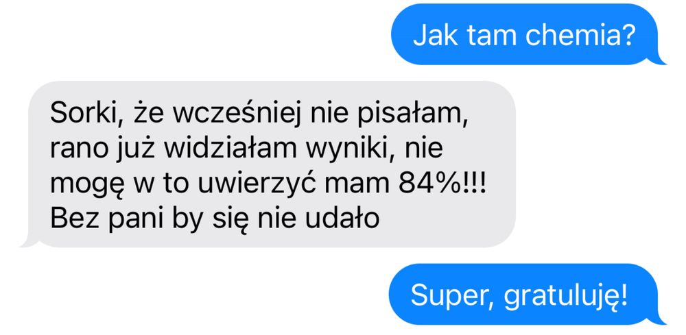 Korepetycje chemia i matematyka