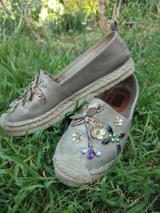 Еспадрильї жіночі, устілка 24,5 см( 39 розмір)