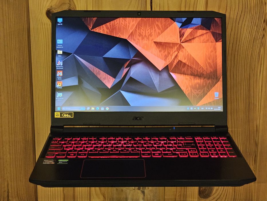 Acer Nitro 15.6" 144Hz/Ryzen 5 4600H/GTX 1650/RAM 16GB/SSD 512GB