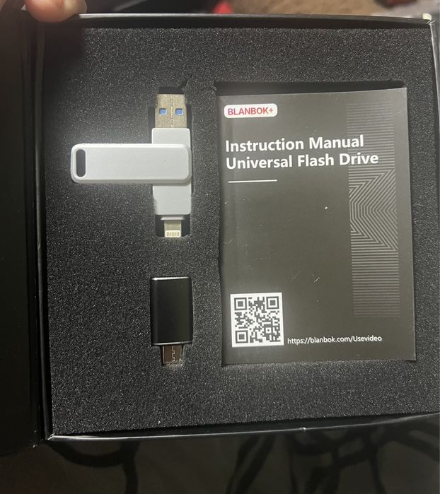 MFI USB-накопичувач BLANBOK+ 256 гб для iPhone/iPad/Android/