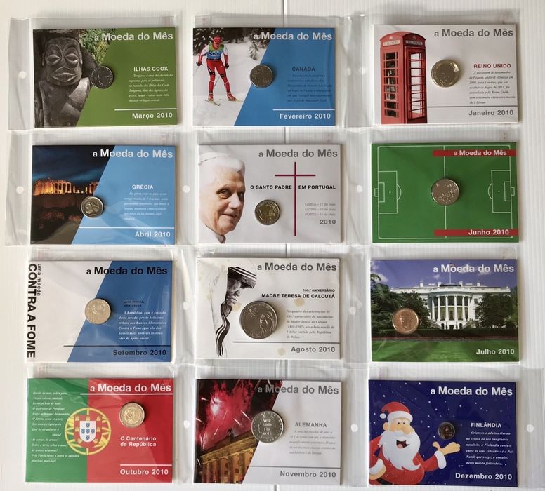 Coleção de 72 Moedas Philae