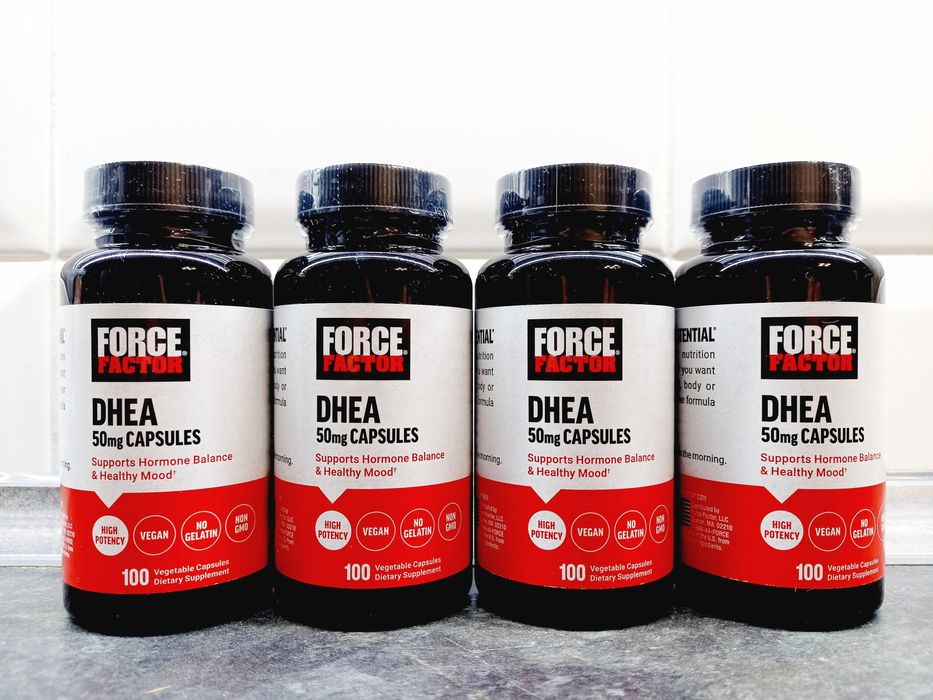Force Factor, DHEA 50 мг (100 капс.), ДГЭА, дегидроэпиандростерон ДГЕА