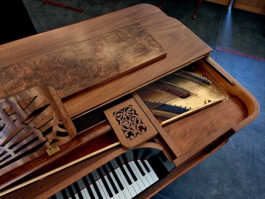 Fortepian STOŁOWY J.G. Malmsjo 1879 wzorowany na Steinway Square Piano