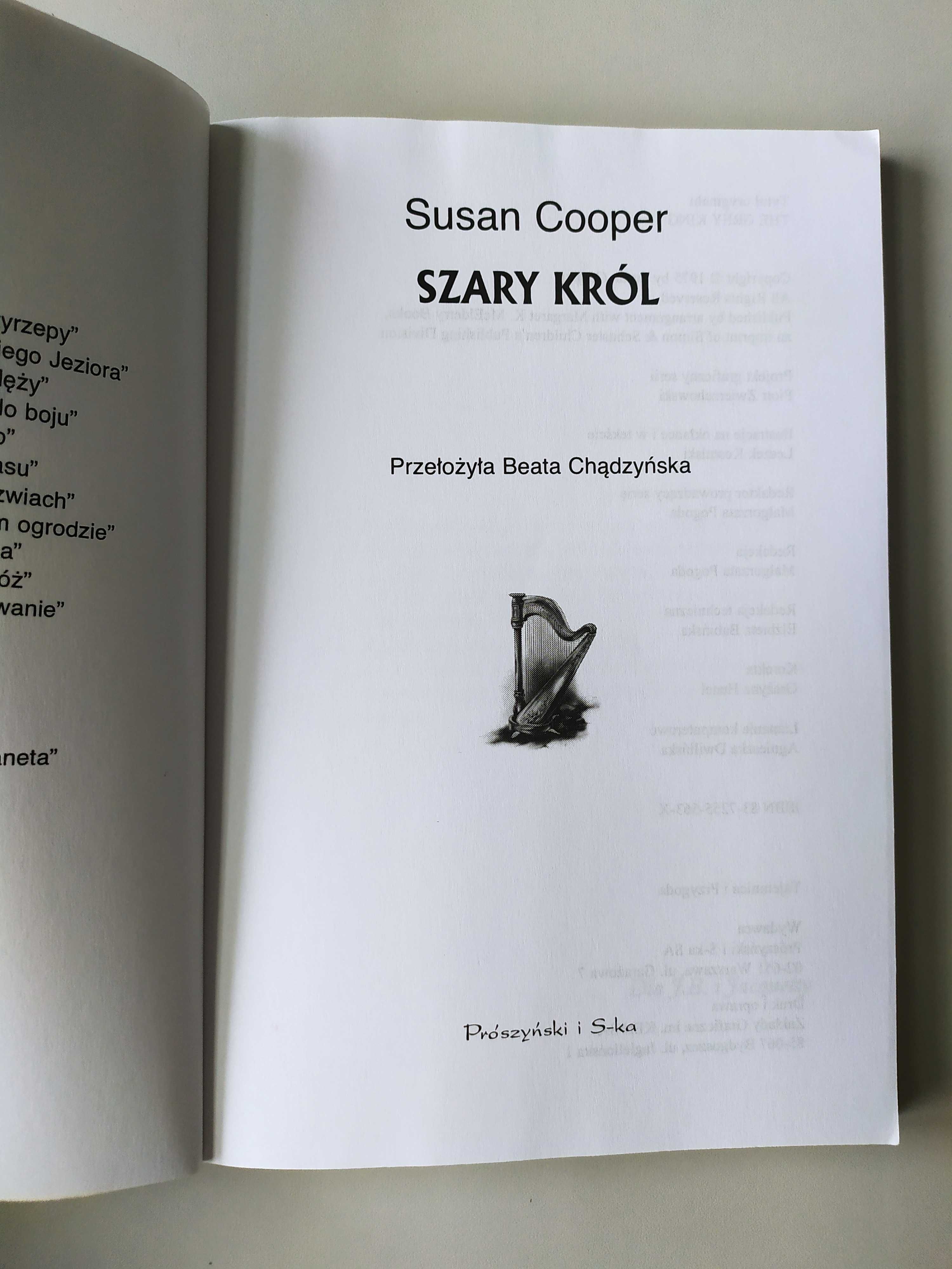 Szary Król Susan Cooper Książka dla dzieci
