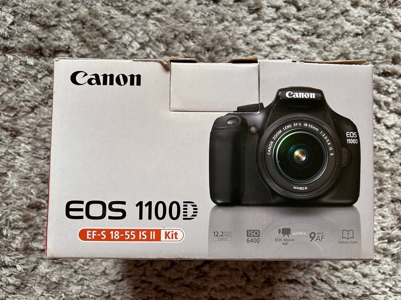 Фотоаппарат Canon EOS 1100D, карта памяти 32 Гб