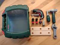 Klein Bosch Mini walizka z narzędziami wkrętarka śruby dla 2-5 latka
