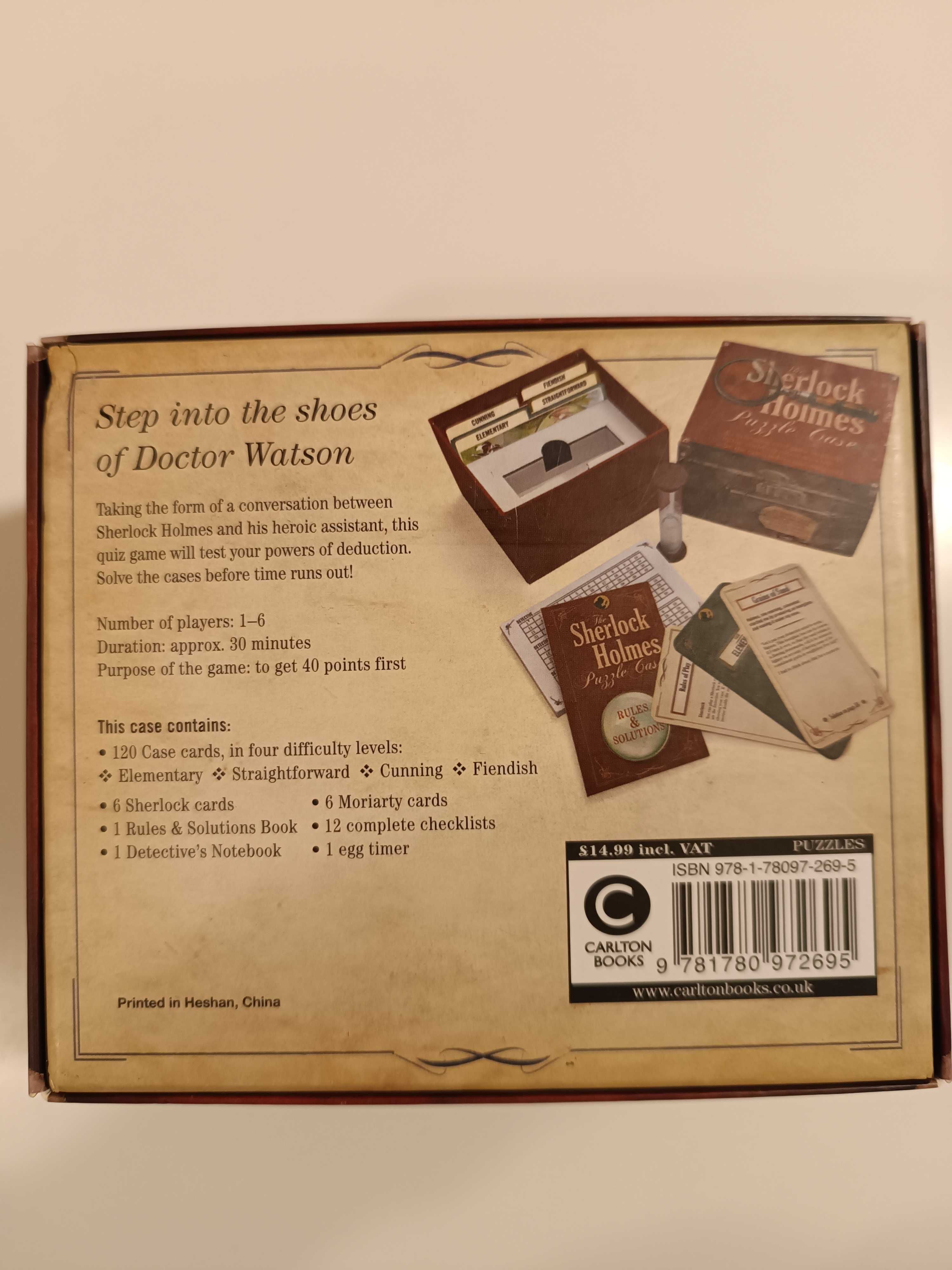 Sherlock Holmes Puzzle Case
