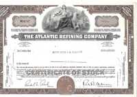 Bonds Shares Ações The New Atlantic Refining Company 1966 USA