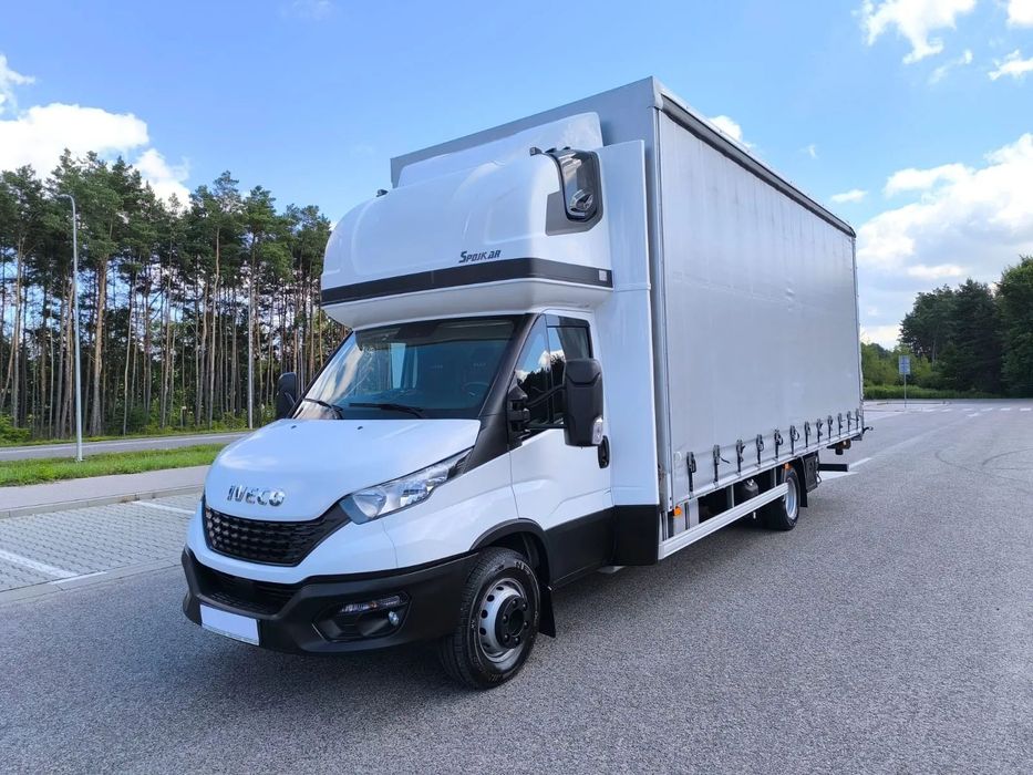 Iveco Daily 70C18 WINDA 1000kg, Sypialnia, 6.50m, 16Palet, 2xFirana + Zsuwany Dach!  Stan Idealny!