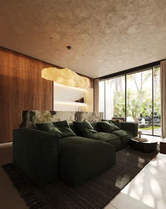 Уединение среди тропических джунглей Бали с панорамными видами,Убуд