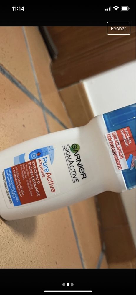 Escova esfoliante Garnier