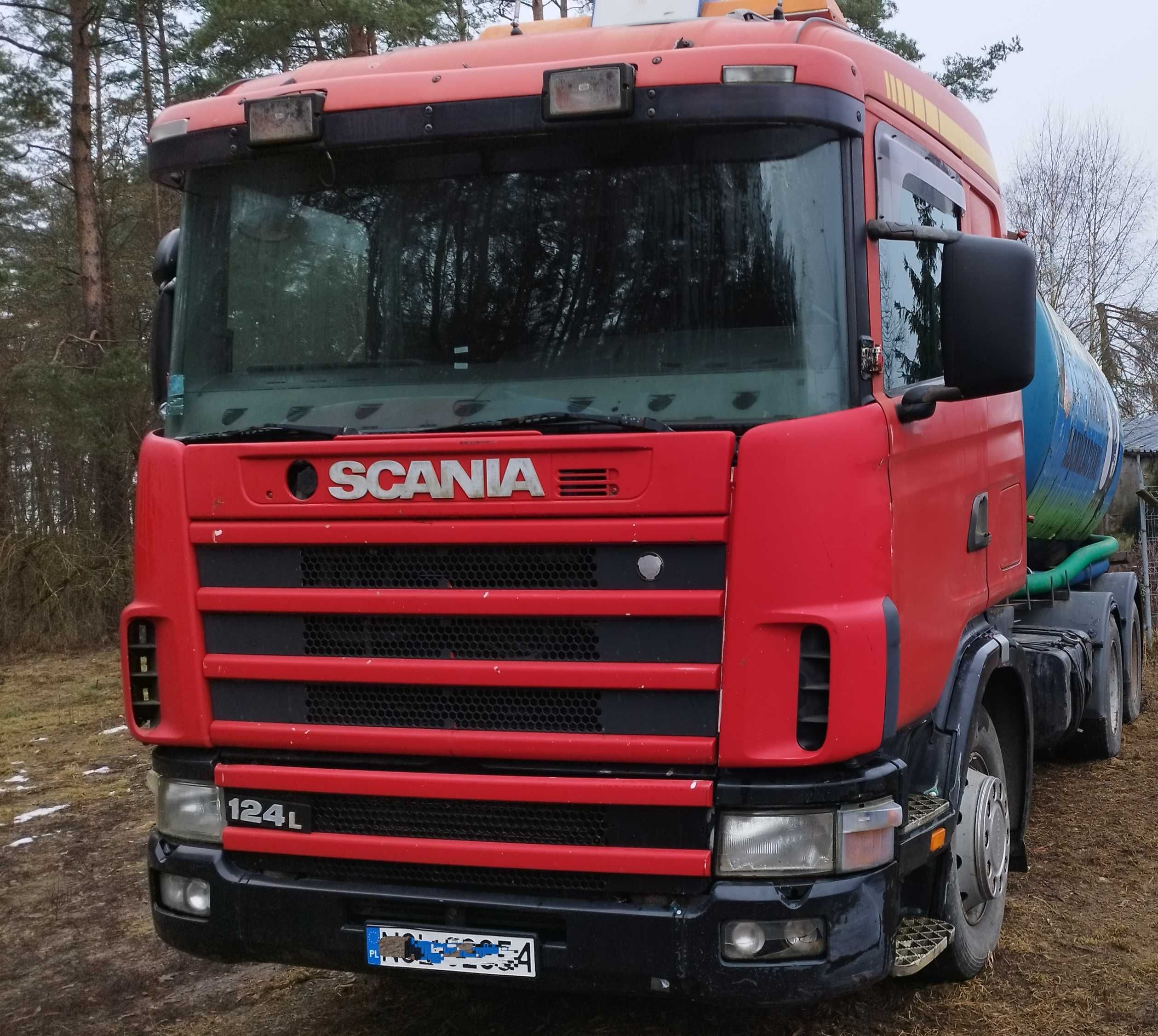 Samochód Asenizacyjny * *Scania R124* Bczka 15 m3