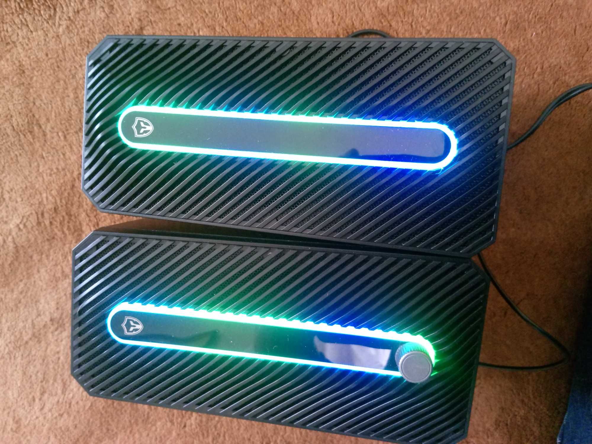 Głośniki gamingowe Battletron z LED