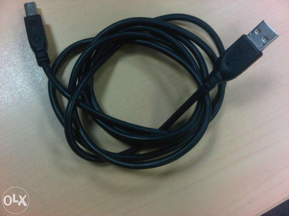 Vendo cabo usb de impressora + extensões + cabo mini-usb + micro-usb +