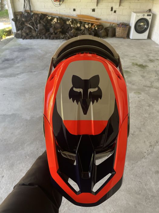 Capacete fox e oculos alpinestars