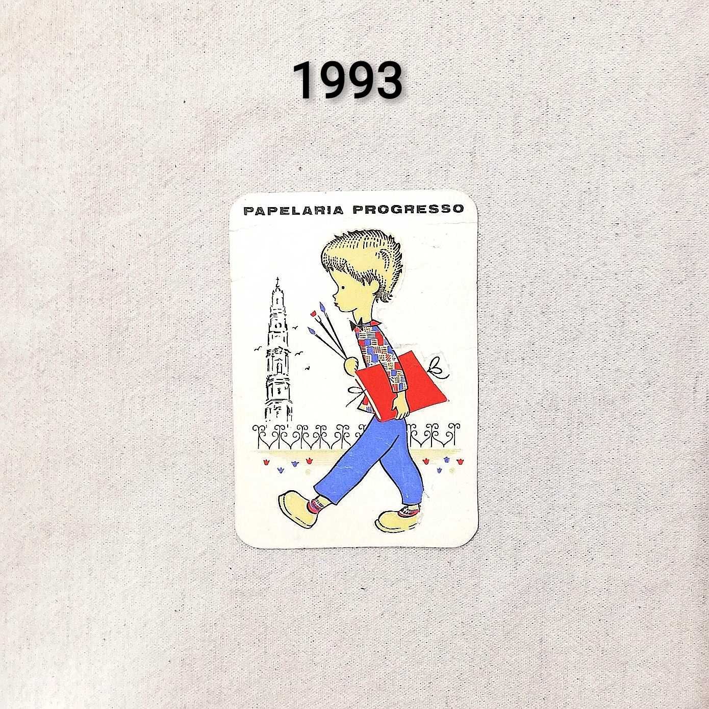 Coleção de 78 calendários de 1985 a 1993