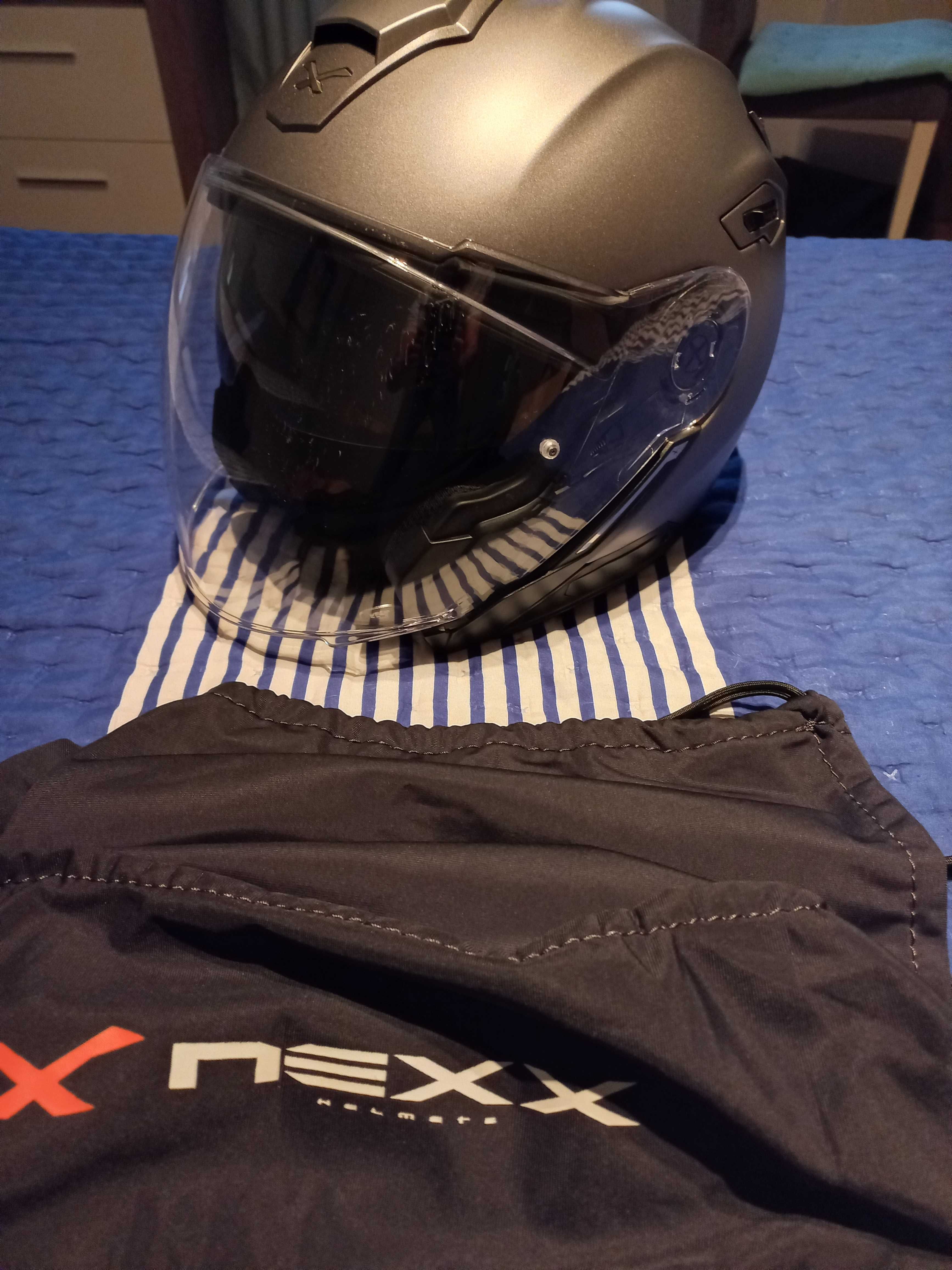 Capacete Jet - Nexx Viliby - M - Como novo