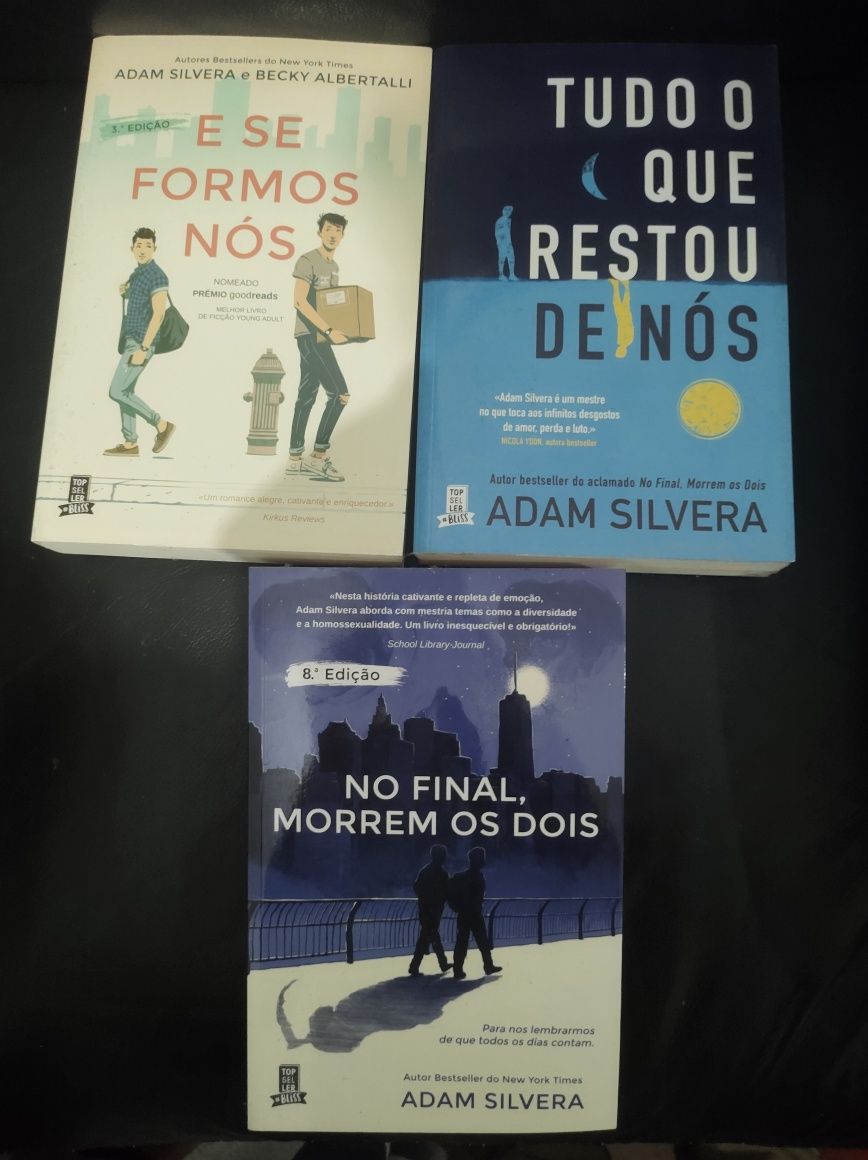 Livros Adam Silvera Tema LGBT