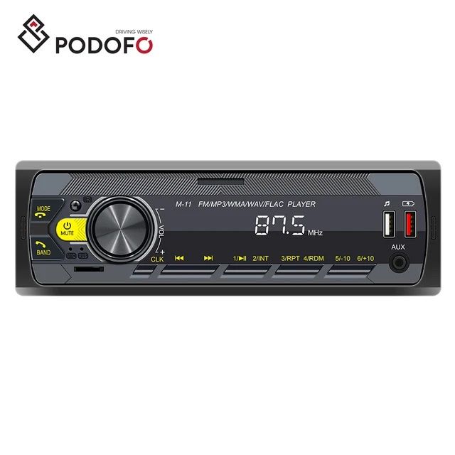 Rádio universal 1din com bluetooth USB AUX FM NOVO