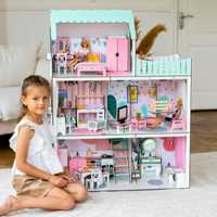 Великий ляльковий будинок дім Барбі подарунок меблі кукольный домик