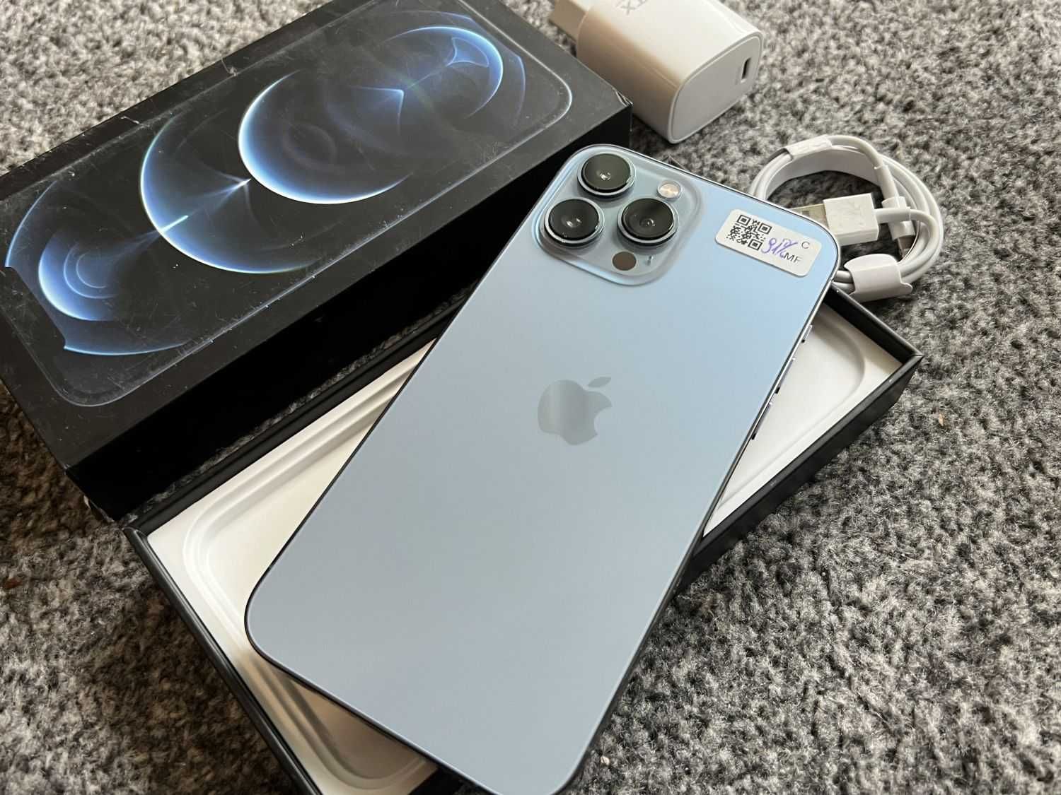 iPhone 13 Pro Max 128GB SIERRA BLUE Niebieski Bateria 98% Gwarancja FV