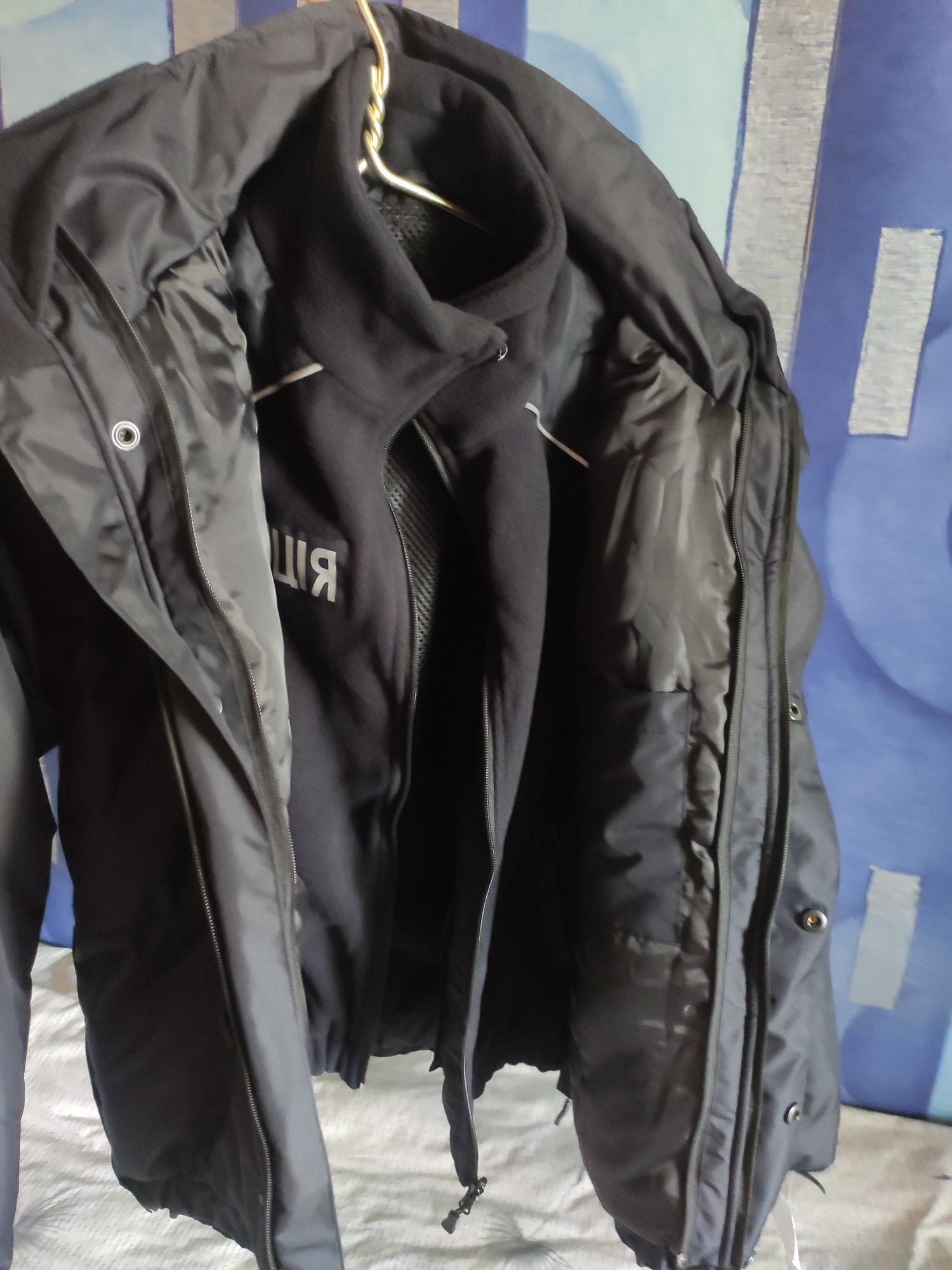 Продам куртку полиция 3в1 (куртка + флиска,жилетка)