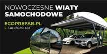 Nowoczesna wiata samochodowa