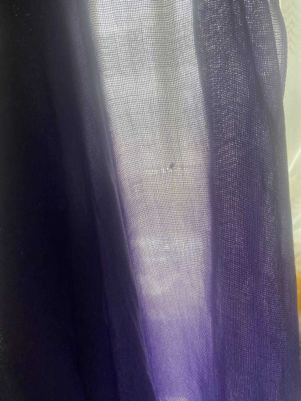 Сиреневый фиолетовый шарф