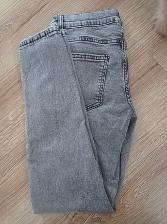 Spodnie jeans chłopięce skinny fit stretch slim szare r.152 Zara