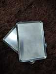Bandejas em inox com 30x21 cm