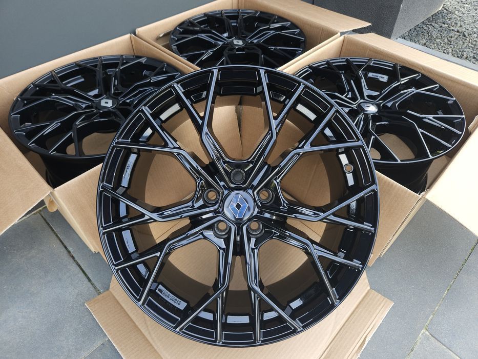 Renault 18 " Nowe Czarne 5x114,3 Megane Talisman Laguna Koleos Austral