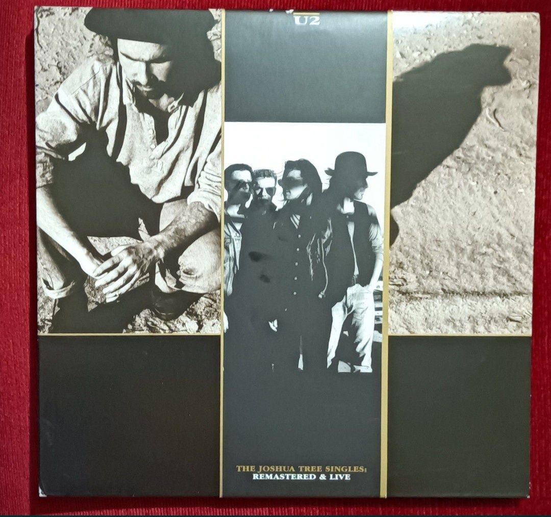 U2 "The Joshua Tree Singles-Remastered and Live" 4 Vinyl