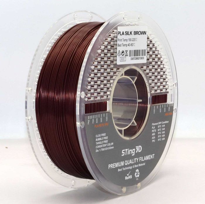 Silk PLA, філамент сілк