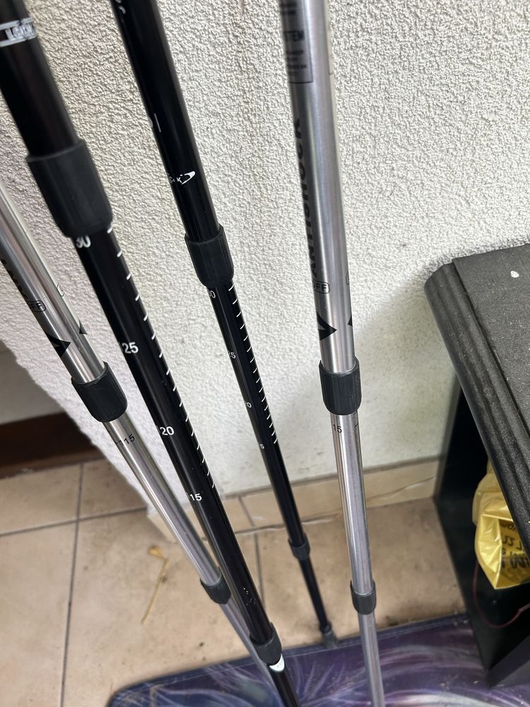 Kijki do nordic walking regulowane aluminiowe
