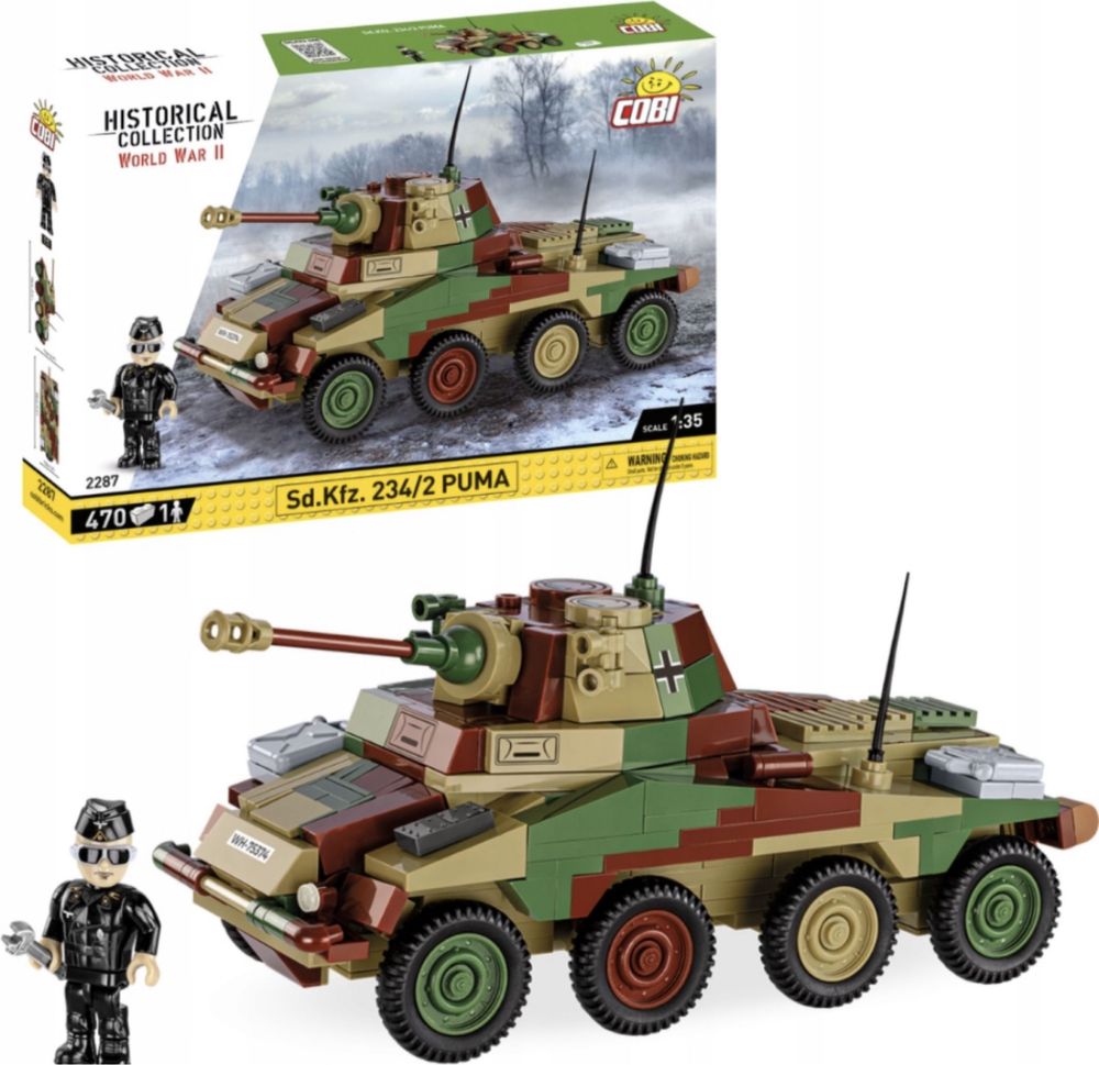 Klocki COBI 2287 SD.KFZ.234/2 PUMA Czołg