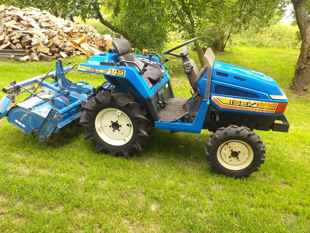 Mini Traktorek Iseki Landhope 145 15km 4x4 z glebogryzarką 120cm Orgin