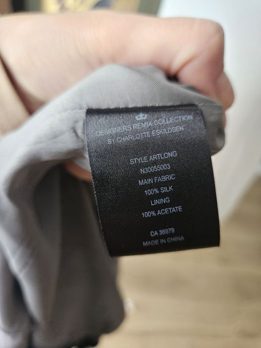 Elegancka jedwabna sukienka  damska Designers Remix Charlotte Eskil