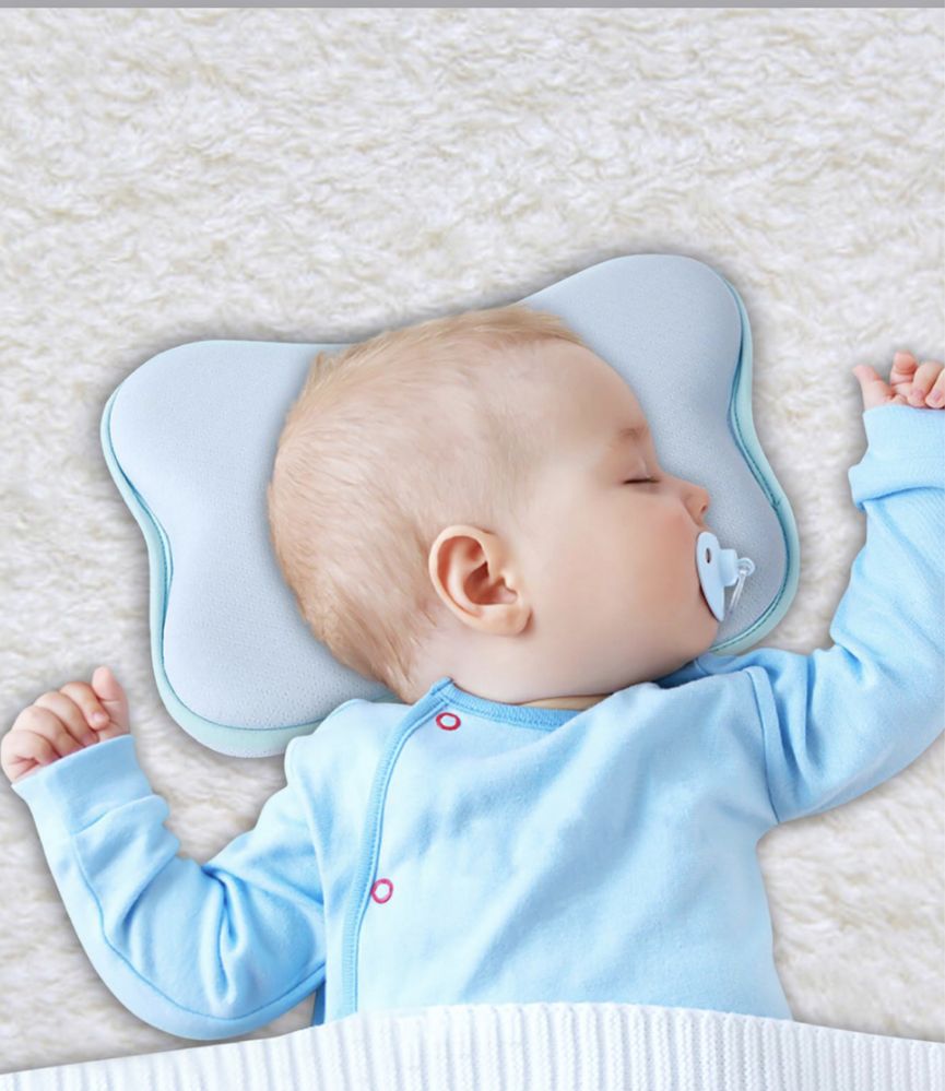 Дитяча подушка проти плоскої голови ортопедична подушка