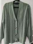 Zielony sweter kardigan Marks & Spencer