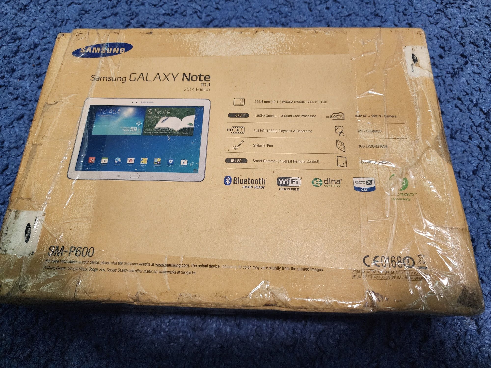 Samsung Galaxy Note 10.1, Екран 2K, 16GB
